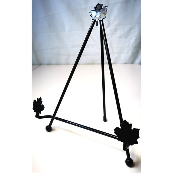 Plate 1960s Floral Fabric & Resin Tray includes Plate Stand both Vintage Canada - Picture 6 of 10